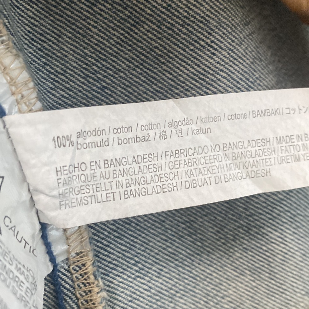 Zara Distressed Denim Jacket - Picture 10 of 11